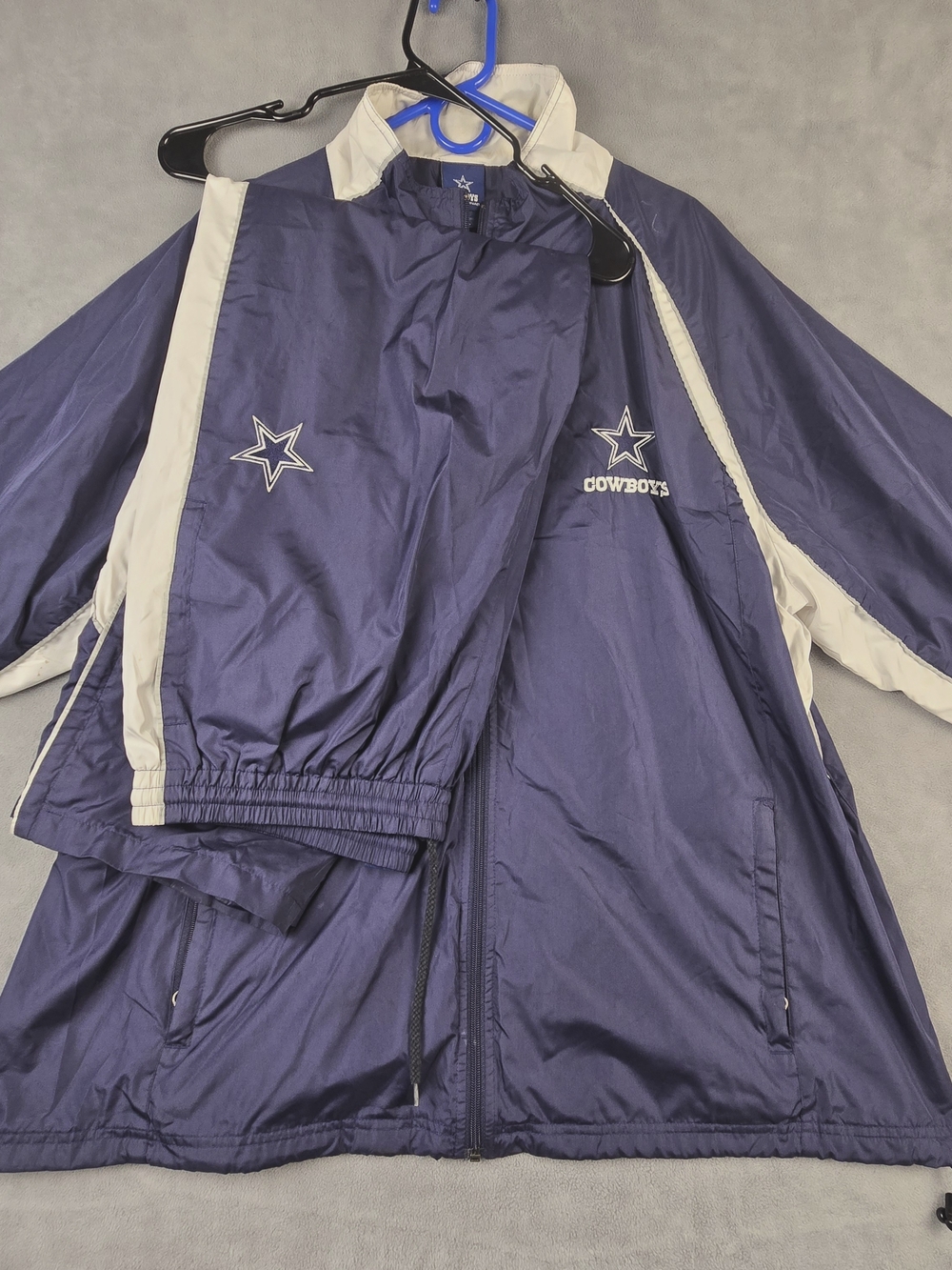 Dallas Cowboys Track Suit Jacket And Pants Size XL